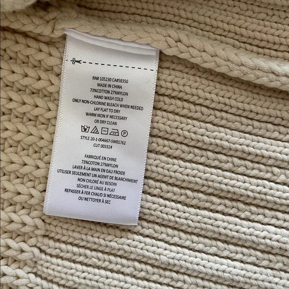 Equipment Cream Belted Cardigan Sweater - Picture 6 of 15